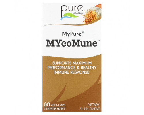 БАДы для укрепления иммунитета Pure Essence, MyPure, MYcoMUNE, 60 растительных капсул БАДы для укрепления иммунитета Pure Essence, MyPure, MYcoMUNE, 60 растительных капсул