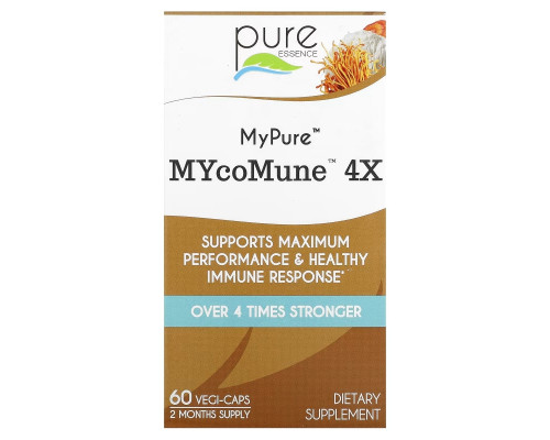 Pure Essence, MyPure, MYcoMune 4X, 60 Vegi-Caps Pure Essence, MyPure, MYcoMune 4X, 60 Vegi-Caps