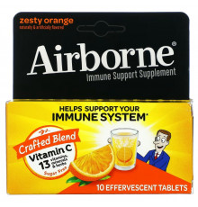 AirBorne Шипучие таблетки  апельсиновым вкусом 10 таблеток