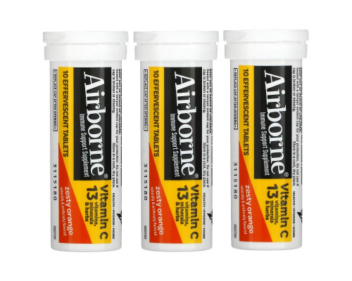 AirBorne Effervescent Tablets Zesty Orange 30 Tablets AirBorne Effervescent Tablets Zesty Orange 30 Tablets