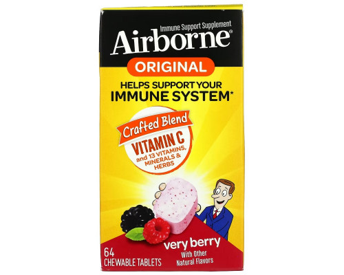 AirBorne Chewable Tablets Berry 64 Chewable Tablets AirBorne Chewable Tablets Berry 64 Chewable Tablets