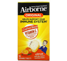 AirBorne, Original Immune Support Supplement, Citrus, 96 Chewable Tablets