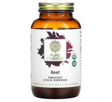 Овощи Pure Synergy, Порошок из сока органической свеклы, 6,4 унций (180 г)
