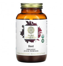 Овощи Pure Synergy, Порошок из сока органической свеклы, 6,4 унций (180 г)