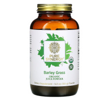 Pure Synergy, Органические продукты Pure Synergy, порошок из сока зеленых побегов ячменя, 5,3 унций (150 г)