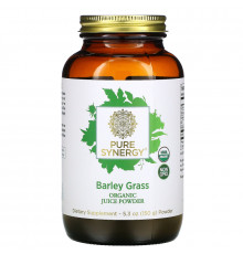 Pure Synergy, Органические продукты Pure Synergy, порошок из сока зеленых побегов ячменя, 5,3 унций (150 г)