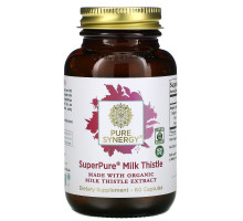 Pure Synergy, Organic Super Pure Milk Thistle Organic Extract , 60 Organic Vegetarian Caps
