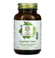 Зелень и зеленые овощи Pure Synergy, SuperPure Olive, 60 капсул
