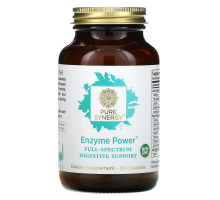 Pure Synergy, Enzyme Power, Full-Spectrum Digestive Support, 90 Capsules