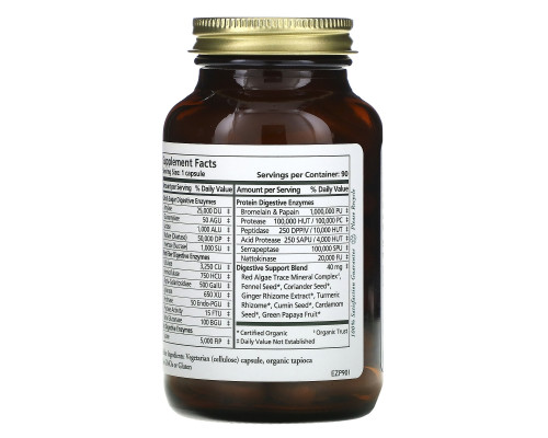 Pure Synergy, Enzyme Power, Full-Spectrum Digestive Support, 90 Capsules Pure Synergy, Enzyme Power, Full-Spectrum Digestive Support, 90 Capsules