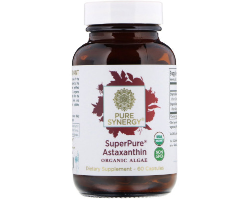 Pure Synergy, Астаксантин SuperPure, 60 капсул Pure Synergy, Астаксантин SuperPure, 60 капсул