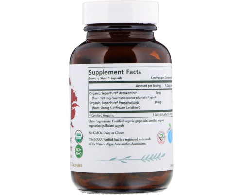 Pure Synergy, Астаксантин SuperPure, 60 капсул Pure Synergy, Астаксантин SuperPure, 60 капсул