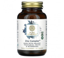 Цинк Pure Synergy, Zinc Complex, 60 капсул