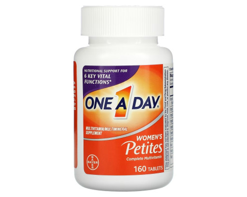One-A-Day, Women's Petites Complete Multivitamin, 160 Tablets One-A-Day, Women's Petites Complete Multivitamin, 160 Tablets