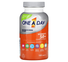 One-A-Day, Для женщин 50+, мультивитамины, польза для здоровья, 100 таблеток