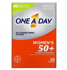One-A-Day, Women’s 50+ Complete Multivitamin, 65 Tablets