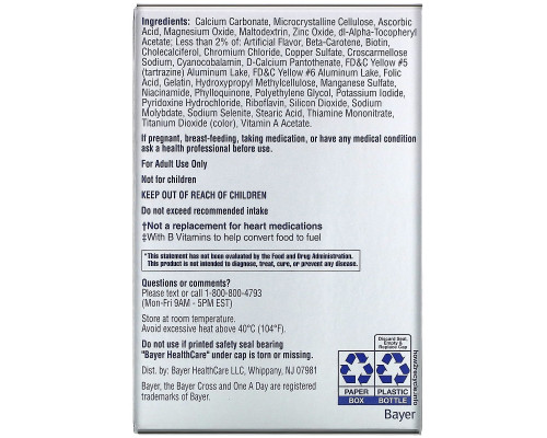 One-A-Day, Women’s 50+ Complete Multivitamin, 65 Tablets One-A-Day, Women’s 50+ Complete Multivitamin, 65 Tablets
