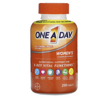 One-A-Day, One A Day, Women's Complete Multivitamin, 200 Tablets