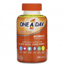 One-A-Day, One A Day, Women's Complete Multivitamin, 200 Tablets