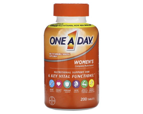One-A-Day, One A Day, Women's Complete Multivitamin, 200 Tablets One-A-Day, One A Day, Women's Complete Multivitamin, 200 Tablets