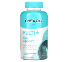One-A-Day, Multi + Brain Support, 100 Gummies