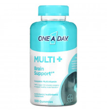 One-A-Day, Multi + Brain Support, 100 Gummies