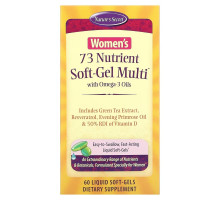 Nature's Secret, Women's 73 Nutrient Soft-Gel Multi with Omega-3 Oils, 60 Liquid Soft-Gels
