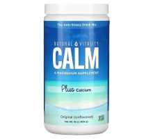 Natural Vitality Natural Calm плюс кальций оригинальный (неароматизированный) 16 унций (454 г)