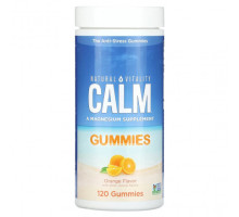 Магний Natural Vitality, CALM, добавка с магнием, апельсин, 120 жевательных таблеток