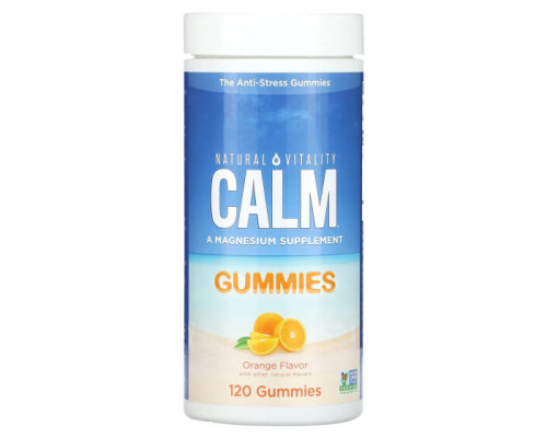Магний Natural Vitality, CALM, добавка с магнием, апельсин, 120 жевательных таблеток Магний Natural Vitality, CALM, добавка с магнием, апельсин, 120 жевательных таблеток