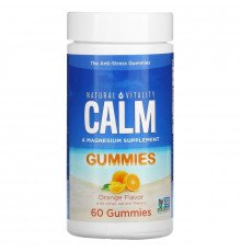 Natural Vitality, CALM, The Anti-Stress Gummies, Orange, 60 Gummies
