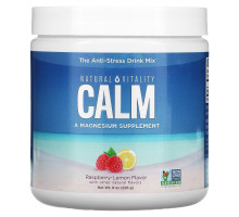 Natural Vitality, CALM, The Anti-Stress Drink Mix, Raspberry-Lemon, 8 oz (226 g)
