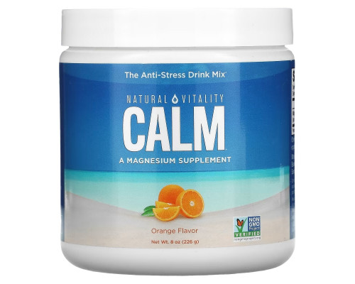 Natural Vitality, CALM, The Anti-Stress Drink Mix, Orange, 8 oz (226 g) Natural Vitality, CALM, The Anti-Stress Drink Mix, Orange, 8 oz (226 g)