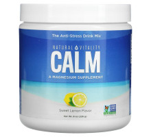 Natural Vitality, CALM, The Anti-Stress Drink Mix, Sweet Lemon, 8 oz (226 g)