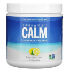 Natural Vitality, CALM, The Anti-Stress Drink Mix, Sweet Lemon, 8 oz (226 g)