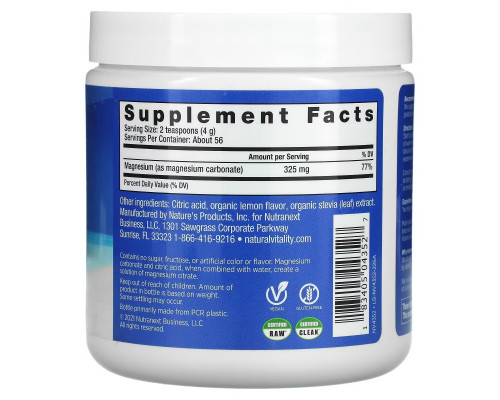 Natural Vitality, CALM, The Anti-Stress Drink Mix, Sweet Lemon, 8 oz (226 g) Natural Vitality, CALM, The Anti-Stress Drink Mix, Sweet Lemon, 8 oz (226 g)