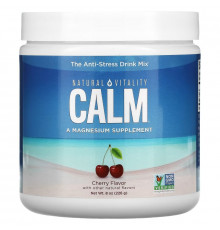 Natural Vitality, CALM, The Anti-Stress Drink Mix, Cherry, 8 oz (226 g)