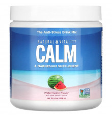 Natural Vitality, CALM, The Anti-Stress Drink Mix, Watermelon, 8 oz (226 g)