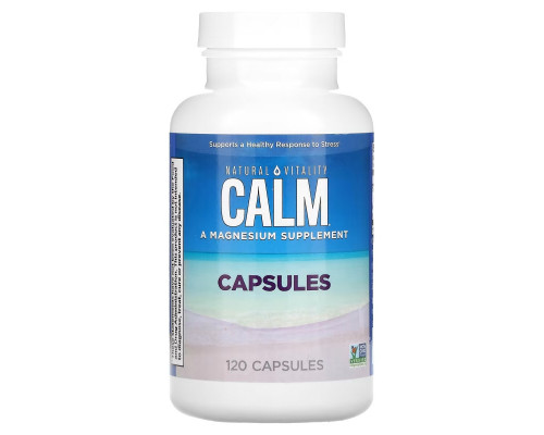 Natural Vitality, CALM, магний, 120 капсул Natural Vitality, CALM, магний, 120 капсул