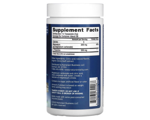 Natural Vitality, CALM Mind, Magnesium Supplement with L-Theanine Drink Mix, Honey Vanilla, 6 oz (168 g) Natural Vitality, CALM Mind, Magnesium Supplement with L-Theanine Drink Mix, Honey Vanilla, 6 oz (168 g)
