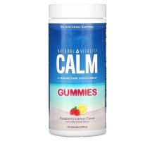 Natural Vitality, Calm Gummies, The Anti-Stress Gummies, Raspberry-Lemon Flavor, 120 Gummies