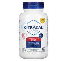 Citracal, Calcium Supplement + D3, Maximum Plus, 120 Coated Caplets