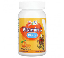 От гриппа и простуды YumV's, Kids, Vitamin C, Delicious Orange, 250 mg, 60 Gummies