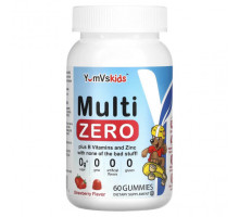 Витаминно-минеральные комплексы YumV's, Для детей, Multi Zero, клубника, 60 жевательных таблеток