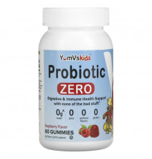 Yum-Vs, Probiotic Zero, Raspberry, 60 Gummies