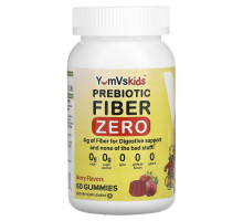 Yum-Vs, Prebiotic Fiber Zero, Berry, 2 g, 60 Gummies