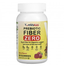 Yum-Vs, Prebiotic Fiber Zero, Berry, 2 g, 60 Gummies