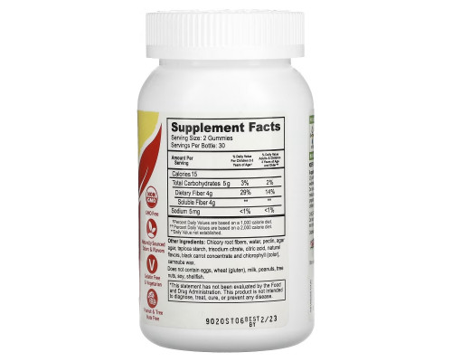 Yum-Vs, Prebiotic Fiber Zero, Berry, 2 g, 60 Gummies Yum-Vs, Prebiotic Fiber Zero, Berry, 2 g, 60 Gummies