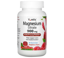 YumV's, Magnesium Citrate, Raspberry , 900 mg, 90 Gummies