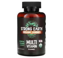Витаминно-минеральные комплексы YumV's, Strong Earth Kids, органические жевательные мармеладки, мультивитамины, ягоды, 90 жевательных таблеток